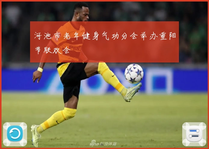 河池市老年健身气功分会举办重阳节联欢会